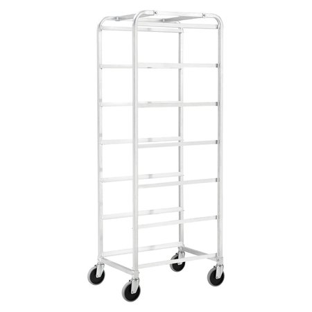 GLOBAL INDUSTRIAL NSF Aluminum Lug Cart 26L x 19W x 70H, Unassembled 493390